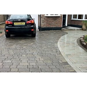 image of Marshalls Drivesett Tegula Priora Block Paving Pennant Grey 120 x 160 x 60mm Pack of 492