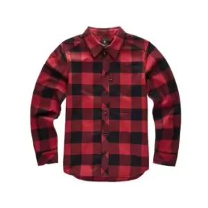 image of G Star Checked Shirt - Orange