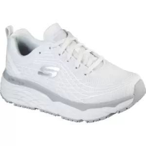 Image of Skechers Max Cushioning Elite Womens Slip Resistant Shoes White Size 3