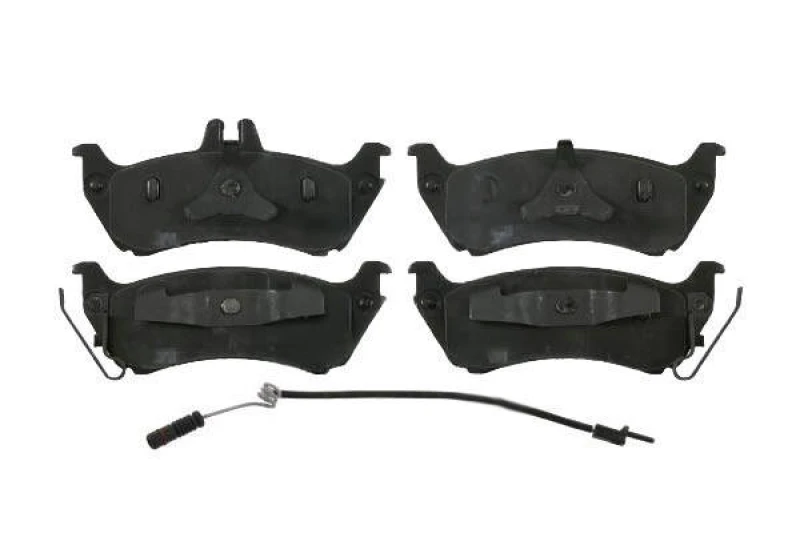 Image of Blue PRINT ADU174259 Brake pad set Rear Axle, incl. wear warning contact, with piston clip Brake Pad Set,disc brake (402)