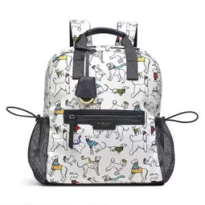 image of Radley Off On An Adventure Medium Backpack - White