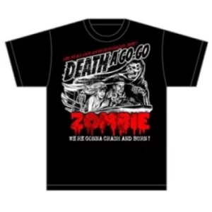 image of Rob Zombie Zombie Crash Mens Black TShirt: Small