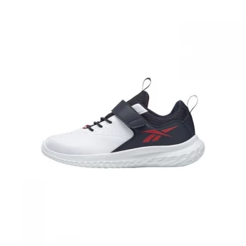 Image of Reebok Rush Runner 4 Shoes - Cloud White / Vector Navy / Ve