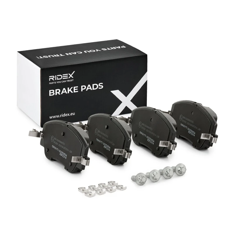 Image of RIDEX Brake pad set RIDEX 402B2163