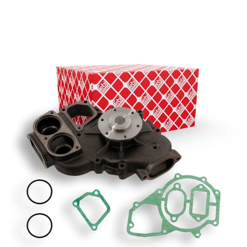 Image of FEBI BILSTEIN 21711 Water pump Grey Cast Iron, with gaskets/seals Grey Cast Iron Water Pump (1260)