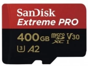 Image of SanDisk Extreme PRO 400GB MicroSDXC Memory Card