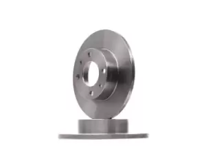 Image of METELLI Brake disc Solid 23-0014 Brake rotor,Brake discs FIAT,SEAT,LANCIA,Panda Schragheck (141_),Uno Schragheck (146_),124 Spider (124_),X 1/9 (128_)