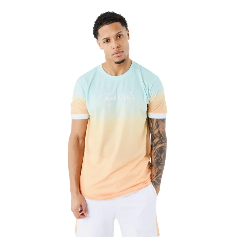 Image of Project X Paris Gradient effect T-Shirt Project X Paris Vert Male XL