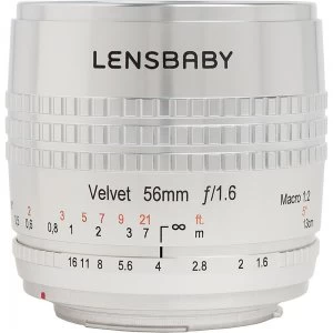 Image of Lensbaby Velvet 56 SE 56mm f/1.6 Lens for Nikon F