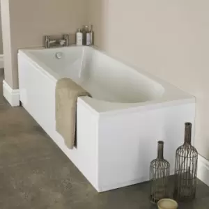Image of Nuie Barmby Single Ended Rectangular Bath 1500mm x 700mm - Acrylic