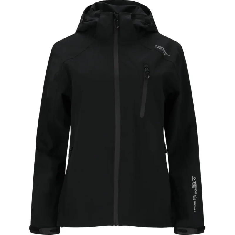 Image of Weather Report Womens waterproof jacket Weather Report Camelia Noir Female 36
