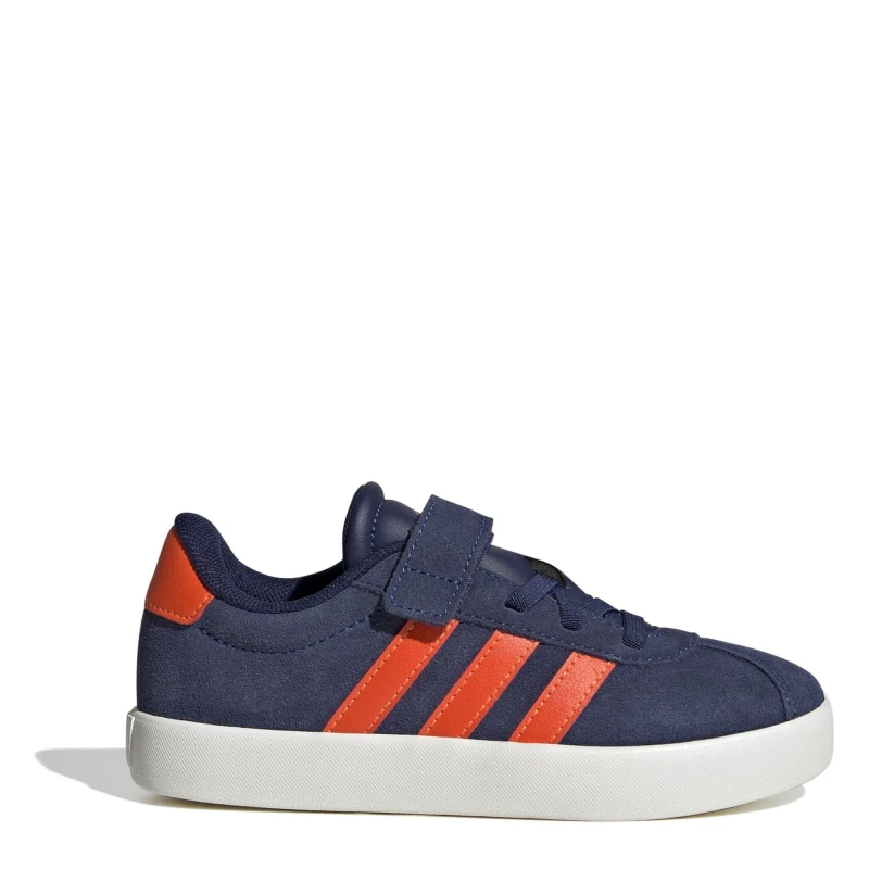 Image of adidas Vl Court 3.0 Shoes Child Boys Drk Blue/Orange male C11 (29)