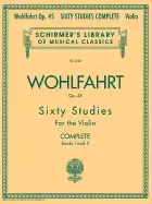 Image of franz wohlfahrt 60 studies op 45 complete schirmer library of classics volu