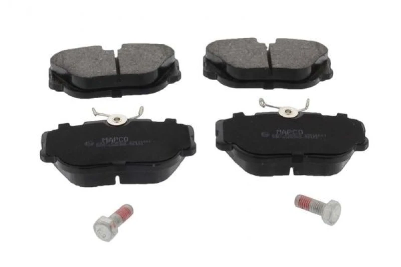 Image of MAPCO 6337 Brake pad set Front Axle, prepared for wear warning indicator, with brake caliper screws Brake Pad Set,disc brake (402)