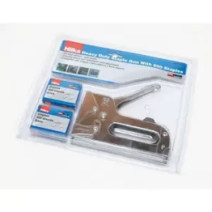 Hilka - Heavy Duty Staple Gun with 800 Staples