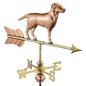 image of Espira Labrador Cottage Copper Weathervane