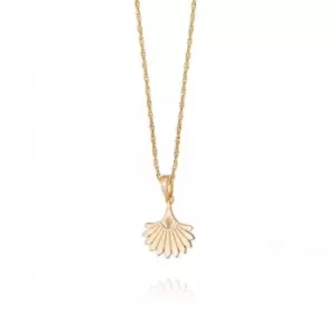 Image of Palm Fan 18ct Gold Plated Necklace WN03_GP