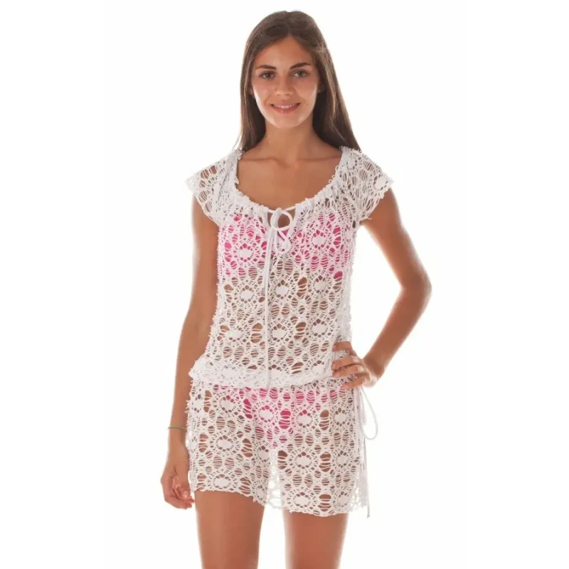 Image of banana moon Womens tunic Banana Moon James Seethroug Blanc Female M