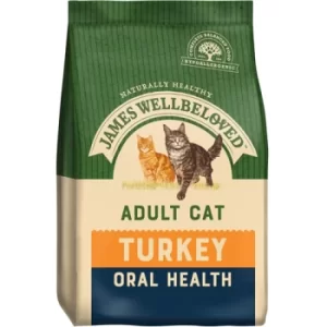 James Wellbeloved Oral Health Adult Turkey Cat Food 1.5kg