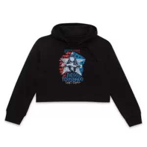 Image of Marvel Dr Strange Juego Terminado Womens Cropped Hoodie - Black - L