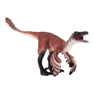 image of ANIMAL PLANET Dinosaurs Troodon with Articulated Jaw Dinosaur Toy Figure, Three Years and Above, Multi-colour (387389)