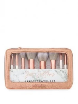 image of Spectrum Spectrum Marbleous Jet Setter 8 Piece Mini Brush Set