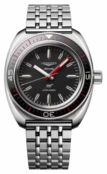 Image of LONGINES L28364529 Ultra-Chron Automatic Stainless Steel Watch