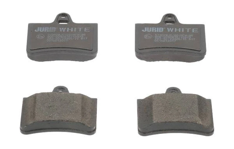 Image of JURID 573028JC Brake pad set not prepared for wear warning indicator, PREMIER Ceramic Brake Pad Set,disc brake (402)