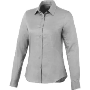 Elevate Vaillant Long Sleeve Ladies Shirt (S) (Steel Grey)