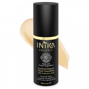 Image of INIKA Certified Organic Liquid Mineral Foundation (Various Colours) - Cream