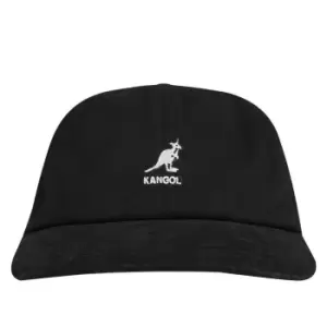 Image of Kangol Cotton Snap Back Cap - Black