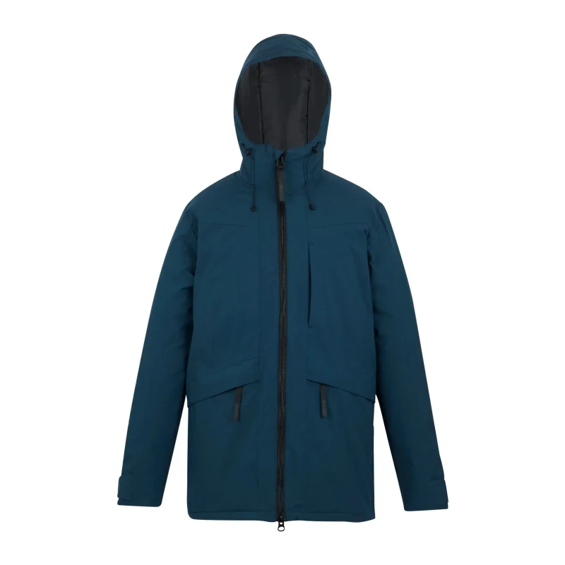 Image of Regatta Regatta Men Balaton Waterproof Breathable Insulated Jacket in Blue Size: Medium Blue M Male 5063516098171