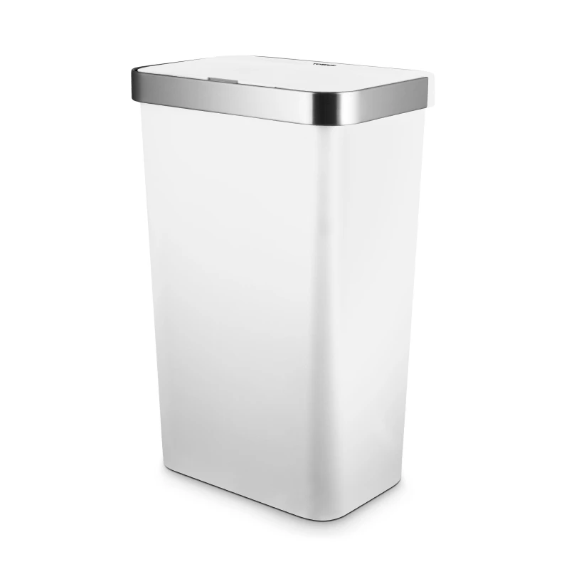 Image of Tower 50L Rectangular ABS Sensor Bin Bins Medium White 71390801390