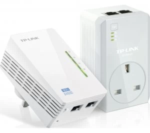 TP Link TL-WPA4226 AV600 Wireless Powerline Adapter Kit Twin Pack