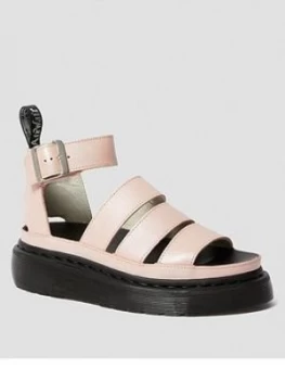 image of Dr Martens Clarissa Ii Quad Flat Sandal, Pink, Size 5, Women