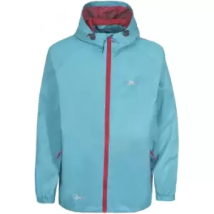 Image of Trespass Childrens/Kids Qikpac Waterproof Packaway Jacket (3/4 Years) (Aquatic)