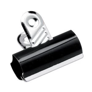 image of 5 Star Office Grip Clips Metal Width 30mm Black Pack 10