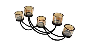 Image of HESTIA? 5 Glass Tealight Holder on Stand