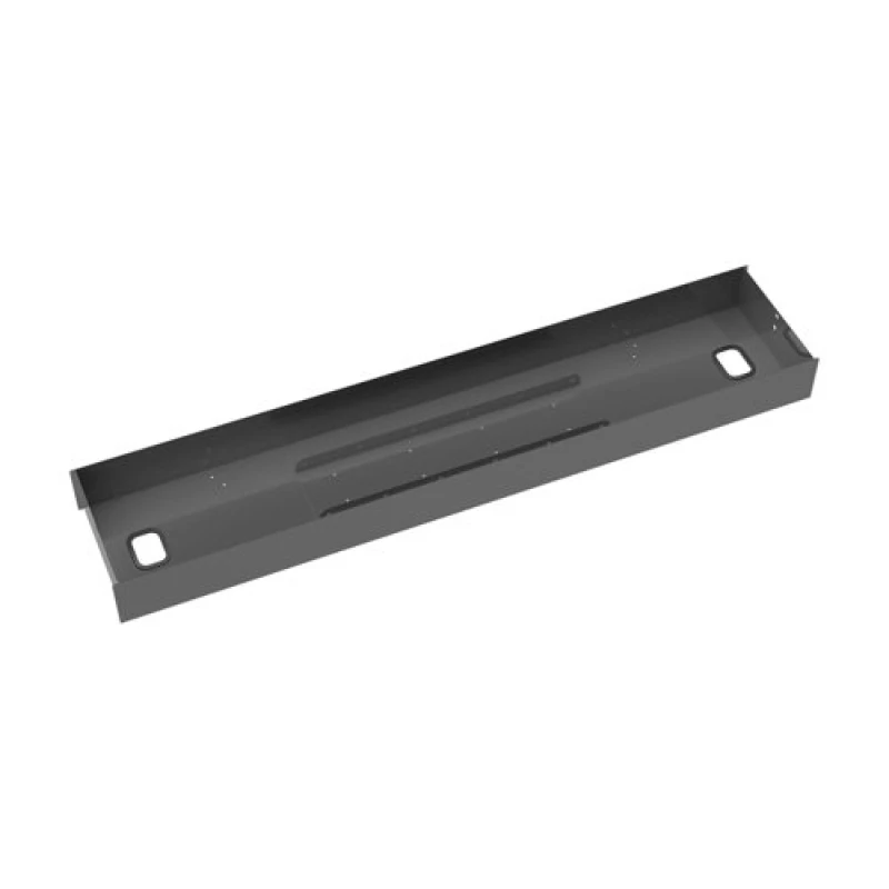 Image of Elev8 Elev8 lower cable channel with cover for back-to-back 1400mm desks - Black EV-LCC-1054-K