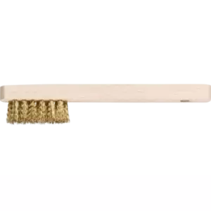 Image of Pferd Scratch Brush for Spark Plugs HBZ 3 Rows Brass Wire Diameter 0.15 mm