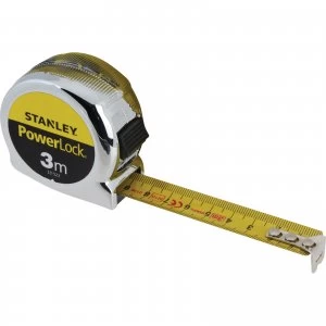 image of Stanley Classic Powerlock Tape Measure Metric 3m 19mm