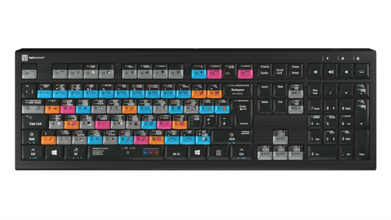 Image of Logickeyboard LKB-AGDA-A2PC-UK keyboard Universal USB QWERTY UK Englis