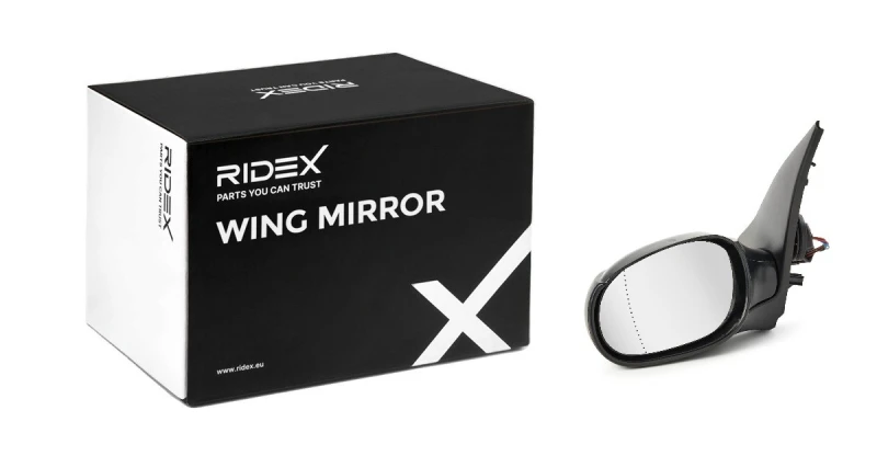 Image of RIDEX 50O0173 Wing mirror Left, Electric, for electric mirror adjustment Outside Mirror (50)