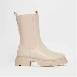 image of Missguided Chunky Ankle Boots - Cream