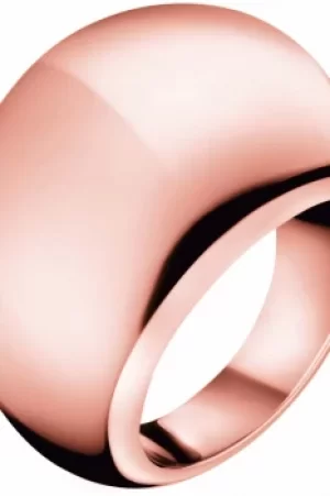 Image of Ladies Calvin Klein PVD rose plating Size N Closed Ring KJ3QPR100107