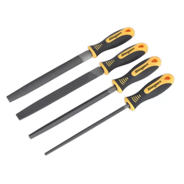 Image of Genuine SEALEY S0629 File Set 4pc 200mm