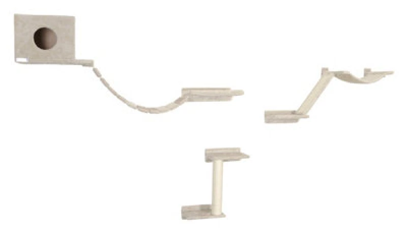 Image of Kerbl Cat Climbing Wall Mount Everest Wood Beige Kerbl 4018653992371
