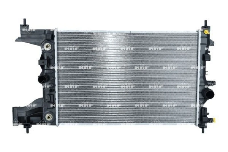 Image of NRF 53153 Engine radiator Brazed cooling fins, Aluminium, with sensor Aluminium Radiator,engine cooling (470)