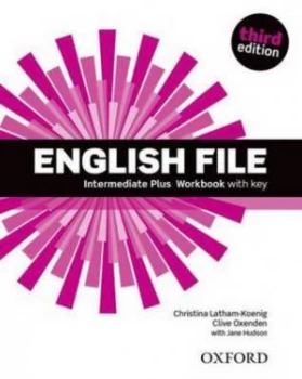 Image of English File Third Edition Intermediate Plus Workbook with Key Book