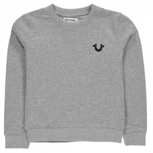 Image of True Religion Junior Boys Buddha Sweatshirt - HEATHER GREY